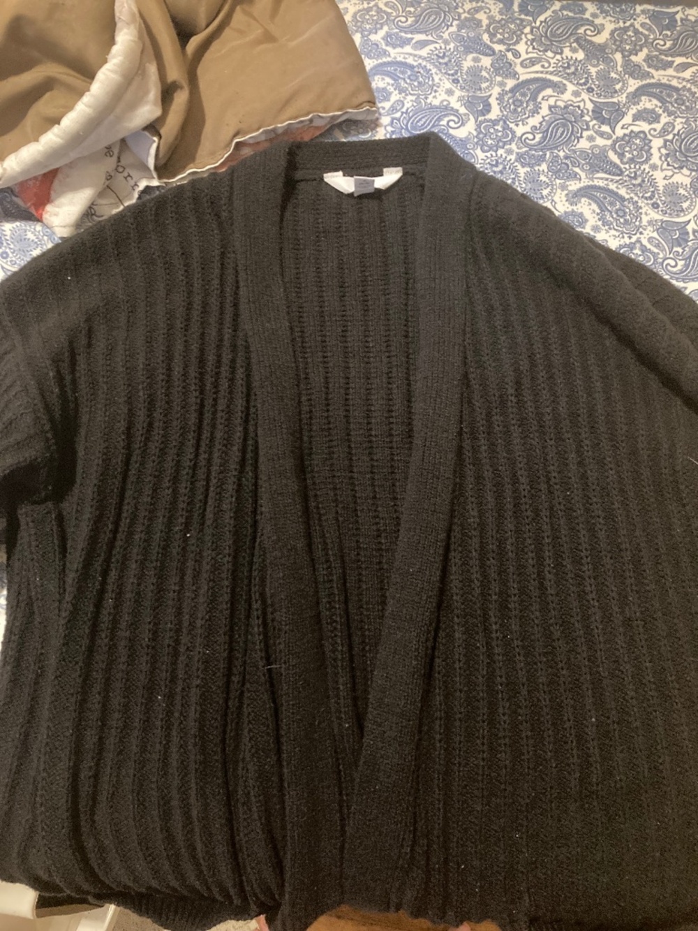 Black Knit Cardigan